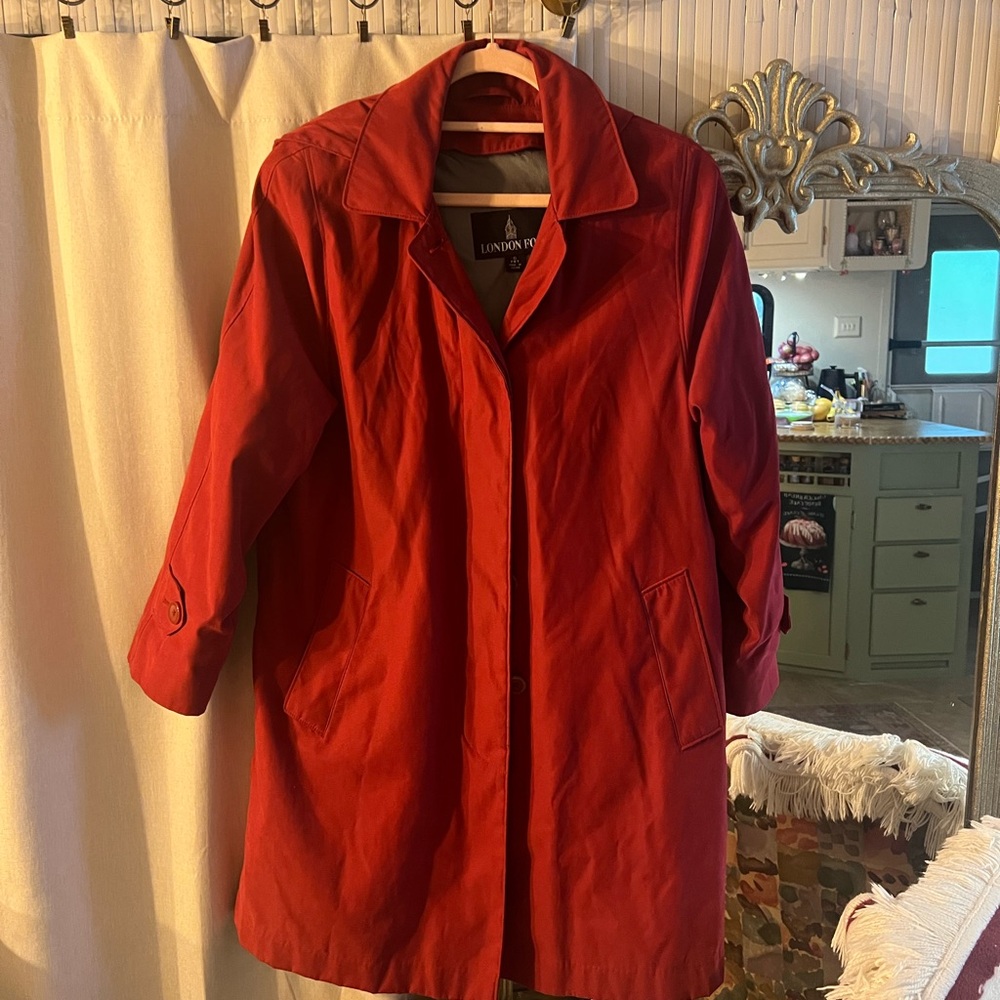 London Fog Women's Red Coat